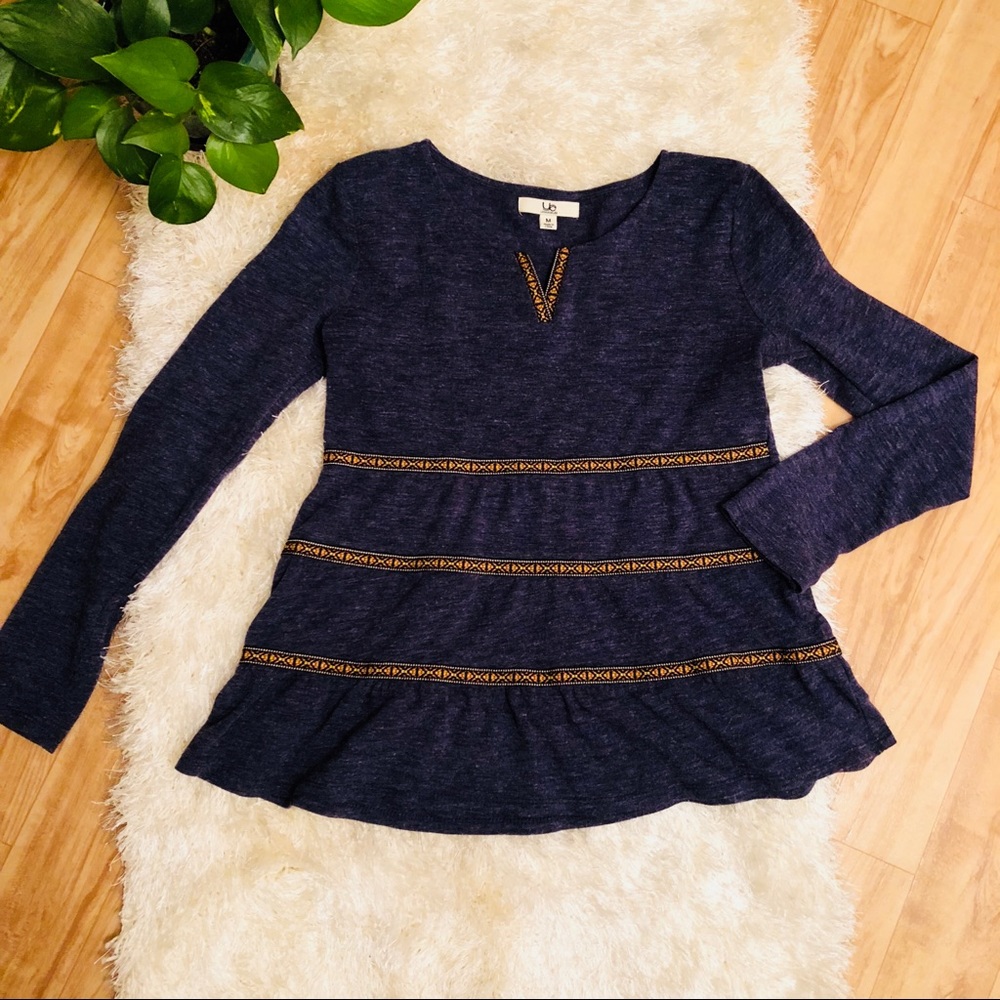Comfy Navy Long Sleeve Top